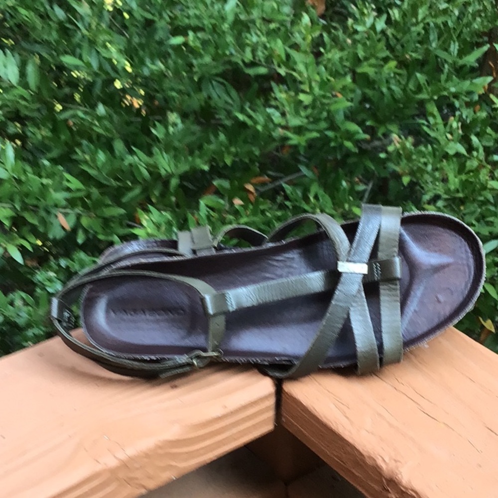 Vagabond Leather Gladiator Mossy Sandals Sz 39